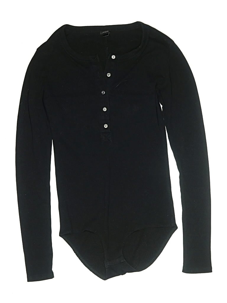 Pre-owned Jcrew Bodysuit In Black