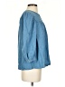 Levi's 100% Lyocell Blue 3/4 Sleeve Blouse Size S - photo 4