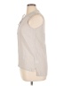 Da-sh 100% Cotton Gray Ivory Sleeveless Button-Down Shirt Size L - photo 5