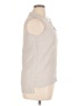 Da-sh 100% Cotton Gray Ivory Sleeveless Button-Down Shirt Size L - photo 4