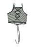 Forever 21 Stripes Gray Swimsuit Top Size M - photo 2