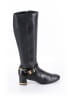 Tory Burch 100% Leather Black Boots Size 8 1/2 - photo 1