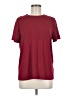 Shein Solid Burgundy Short Sleeve T-Shirt Size 8 - 10 - photo 1