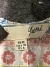 Yumi 100% Viscose Graphic Stripes Floral Multi Color Blue Jumpsuit Size 6 - photo 4