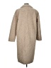 Reformation 100% Polyester Ivory Coat Size XL - photo 2
