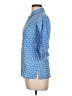 Three Islands Blue 3/4 Sleeve Blouse Size L - photo 5