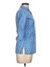 Three Islands Blue 3/4 Sleeve Blouse Size L - photo 4