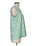 Top It Off Green Sleeveless T-Shirt Size S - photo 4