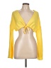 Musera 100% Polyester Yellow Long Sleeve Top Size L - photo 1