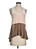 Mystree Brown Sleeveless Blouse Size S - photo 1