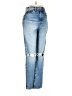 RE/DONE 100% Organic Cotton Hearts Blue Jeans Size 28 waist - photo 1