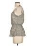 Sienna Sky 100% Polyester Gray Sleeveless Blouse Size S - photo 5