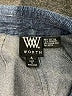 Worth Solid Blue Denim Jacket Size 4 - photo 6