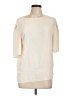 Ann Taylor LOFT Ivory 3/4 Sleeve Top Size L - photo 1