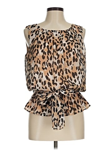St. John Sleeveless Silk Top (view 1)