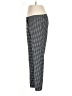 Express Houndstooth Black Casual Pants Size 6 - photo 5