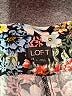 Ann Taylor LOFT 100% Viscose Floral Blue Casual Pants Size L - photo 7