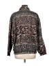 Stunt 100% Silk Animal Print Brown Jacket Size M - photo 2