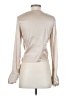 H&M 100% Polyester Ivory Long Sleeve Blouse Size 4 - photo 2