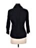 Old Navy Black 3/4 Sleeve Button-Down Shirt Size M - photo 2
