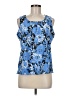 Kasper Blue Sleeveless Blouse Size M (petite) - photo 1