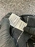 Timeson Stripes Black Short Sleeve Blouse Size XL - photo 7