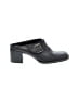 Bass 100% Leather Black Mule/Clog Size 9 - photo 1