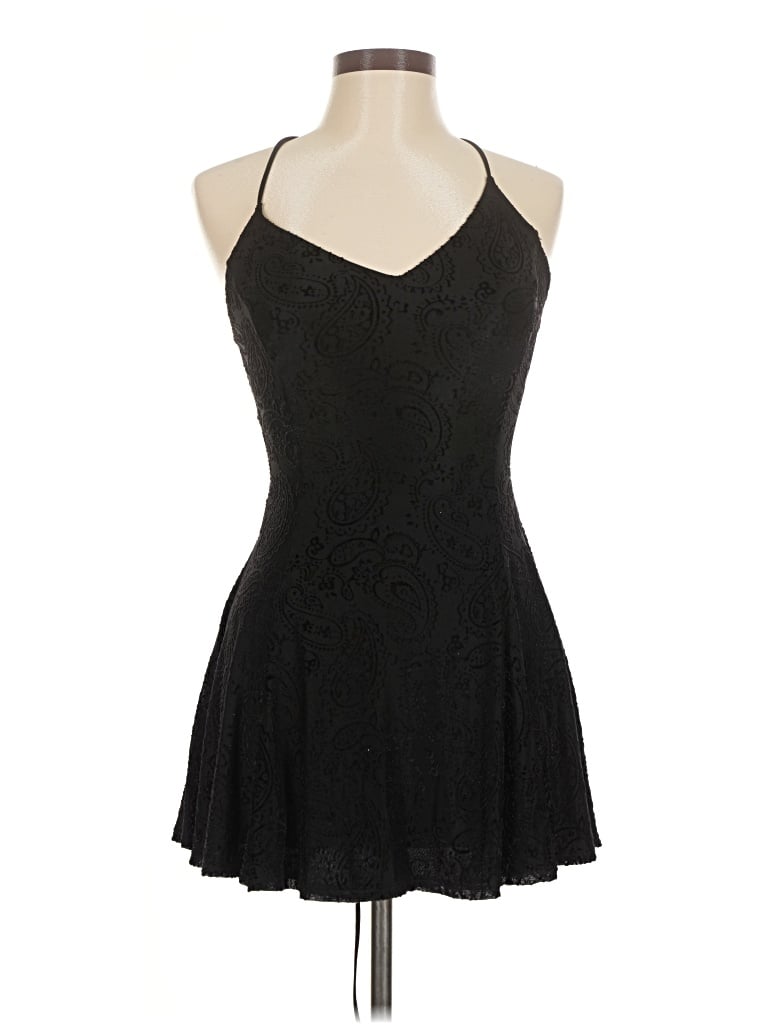Pre-owned Lucy In The Sky Cocktail Dress In Black