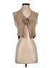 Rufina Solid Tan Sleeveless Top Size S - photo 1