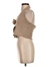 Rufina Solid Tan Sleeveless Top Size S - photo 5