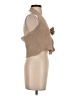 Rufina Solid Tan Sleeveless Top Size S - photo 4