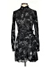 Parker 100% Polyester Graphic Black Cocktail Dress Size S (estimated) - photo 1