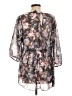 Torrid Gray 3/4 Sleeve Blouse Size Lg Plus (0) - photo 2