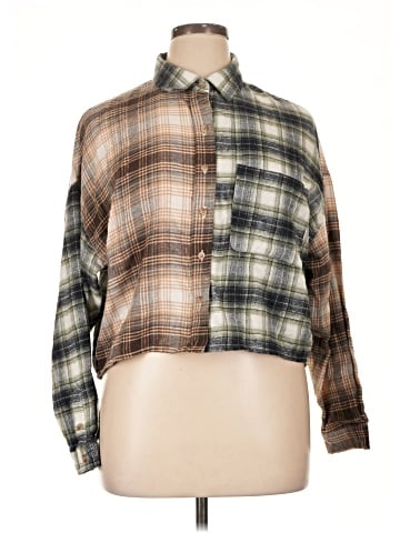 Just Polly Long Sleeve Blouse (view 1)