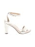 Naturalizer Metallic Ivory Sandals Size 6 - photo 1