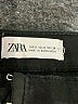 Zara Solid Black Denim Skirt Size S - photo 4