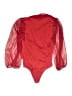 CQ by CQ 100% Polyester Red Kimono Size S - photo 2