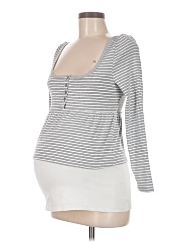 a:glow Long Sleeve Henley (view 1)