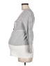 a:glow Gray Long Sleeve Henley Size Med Maternity - photo 5