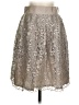 J.Crew 100% Polyester Silver Formal Skirt Size 0 - photo 1