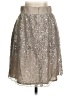J.Crew 100% Polyester Silver Formal Skirt Size 0 - photo 2