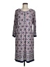 MSK Paisley Gray Casual Dress Size M - photo 1
