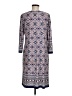 MSK Paisley Gray Casual Dress Size M - photo 2