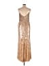 Mac Duggal 100% Polyester Gold Cocktail Dress Size 16 - photo 2
