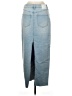 Express Blue Denim Skirt Size 6 - photo 2