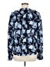 Joie 100% Polyester Floral Blue Long Sleeve Blouse Size M - photo 2