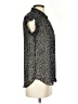 Premise Studio Animal Print Black Short Sleeve Blouse Size S - photo 4