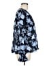 Joie 100% Polyester Floral Blue Long Sleeve Blouse Size M - photo 4