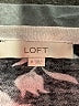 Ann Taylor LOFT 100% Cotton Floral Black Pullover Sweater Size M - photo 7