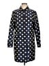 Anne Klein Polka Dots Blue Coat Size 10 - photo 1